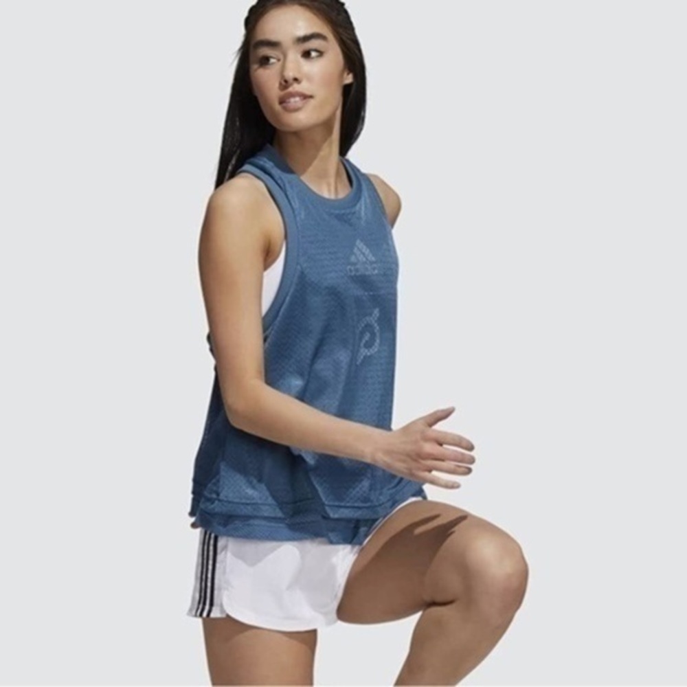 Adidas x‎ Peloton Muscle Tees Shirt Womens XS Performance Athleisure Wear Casual